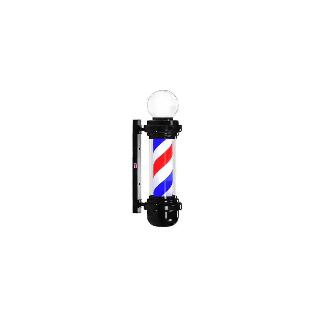 DITA Barber Pole Zwart BP-02 98 cm | Roterend klassiek barbershopbord met LEDverlichting