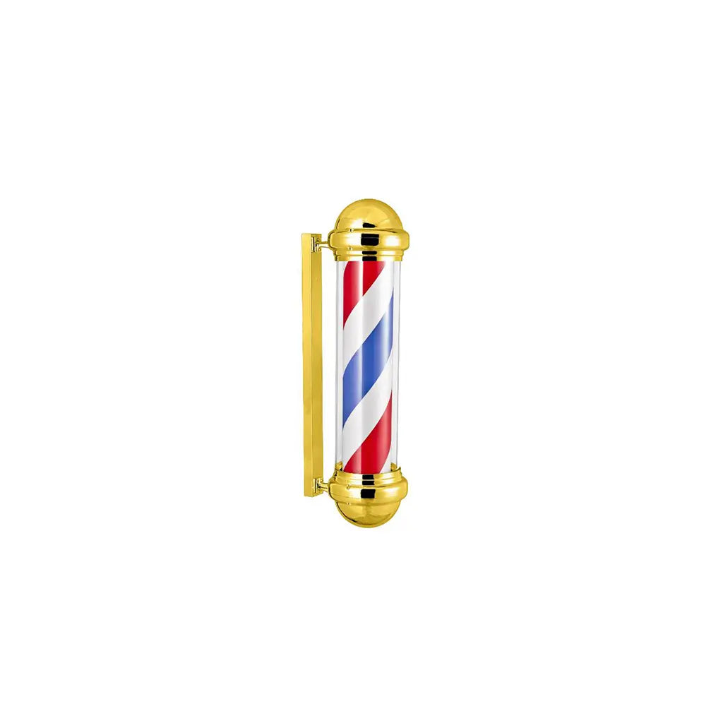 DITA Barber Pole Goud BP-05 128,5 cm | Roterend klassiek barbershopbord met LED