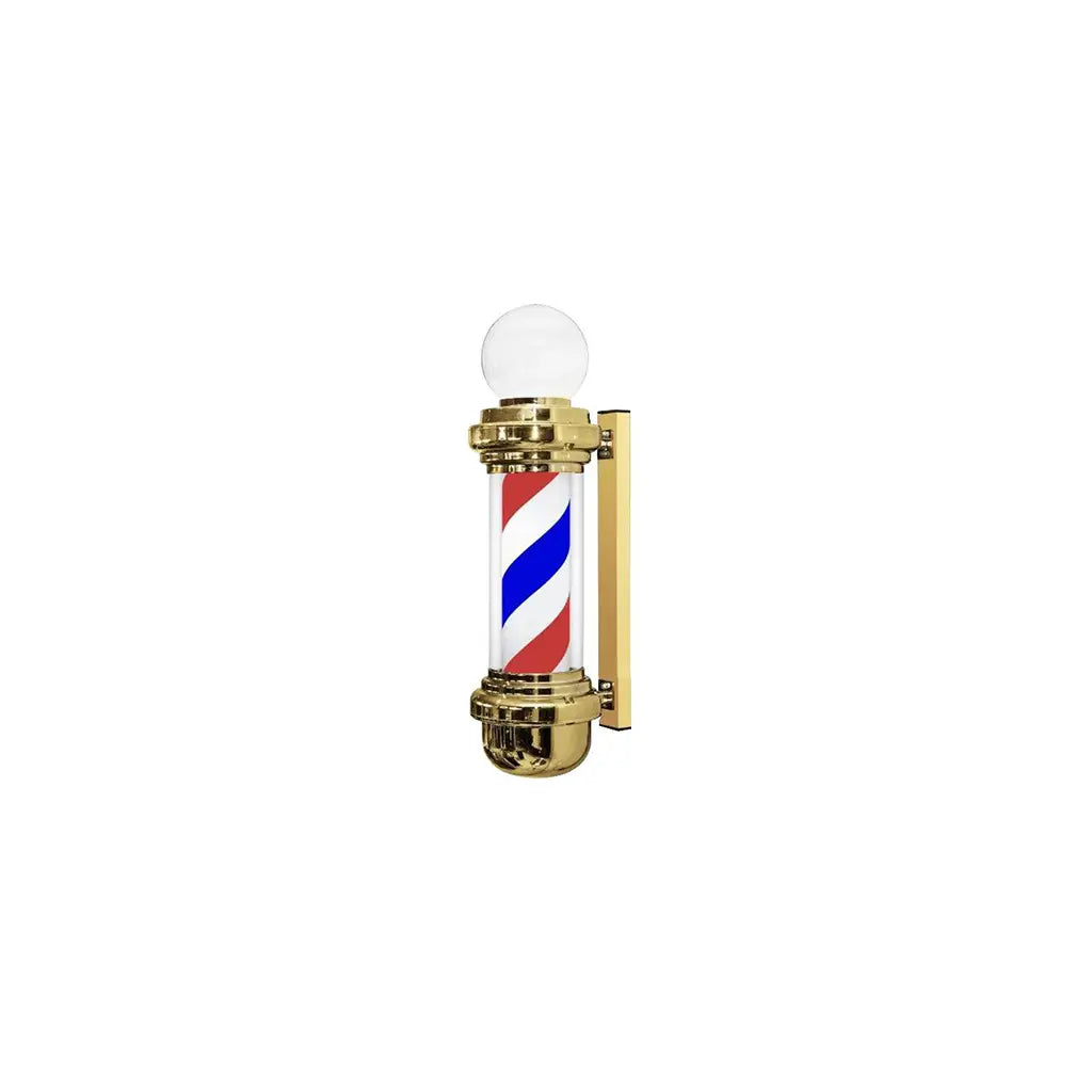 DITA Barber Pole Goudkleurig BP-07 98 cm | Roterend klassiek barbiersalonbord met LED