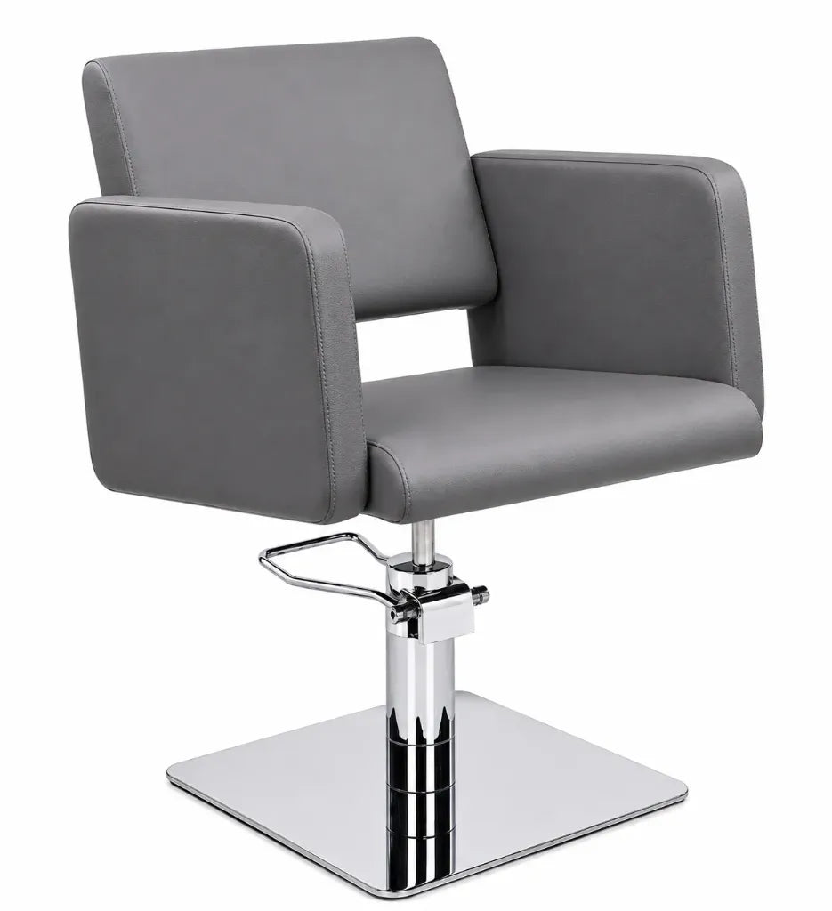 Salon Chair CZ-009EY-C1 | Silver Frame | Grey (014)