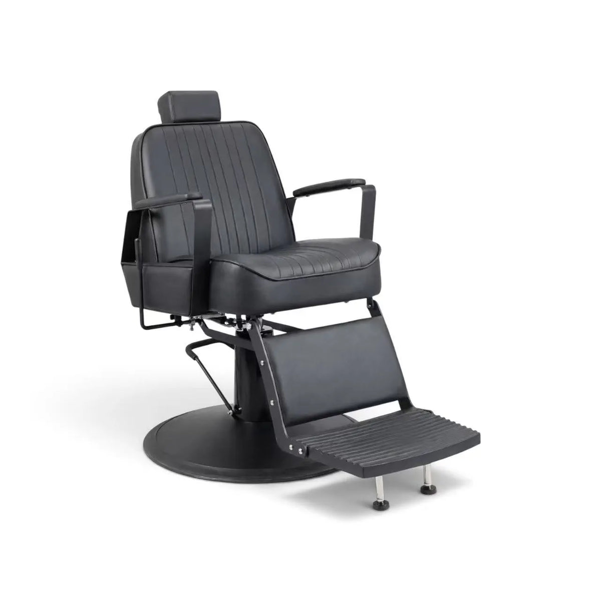 Barber Chair FR-11019-B2 | All Black Matte | Bordeaux Black (004)