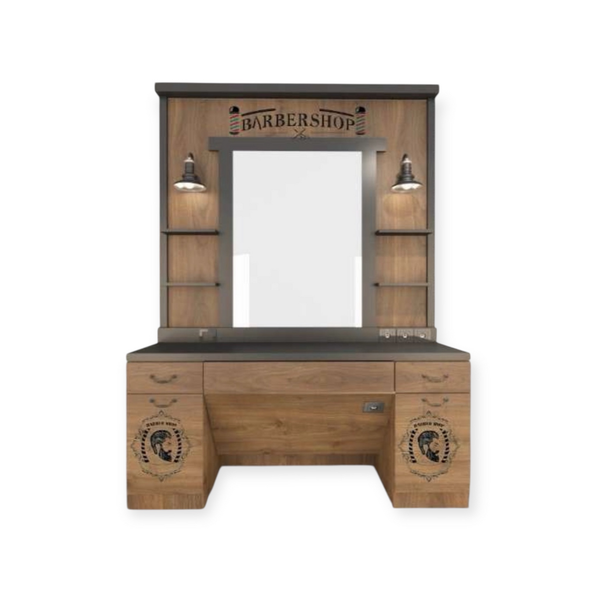 Mirror Station | Rahle Light Brown TR