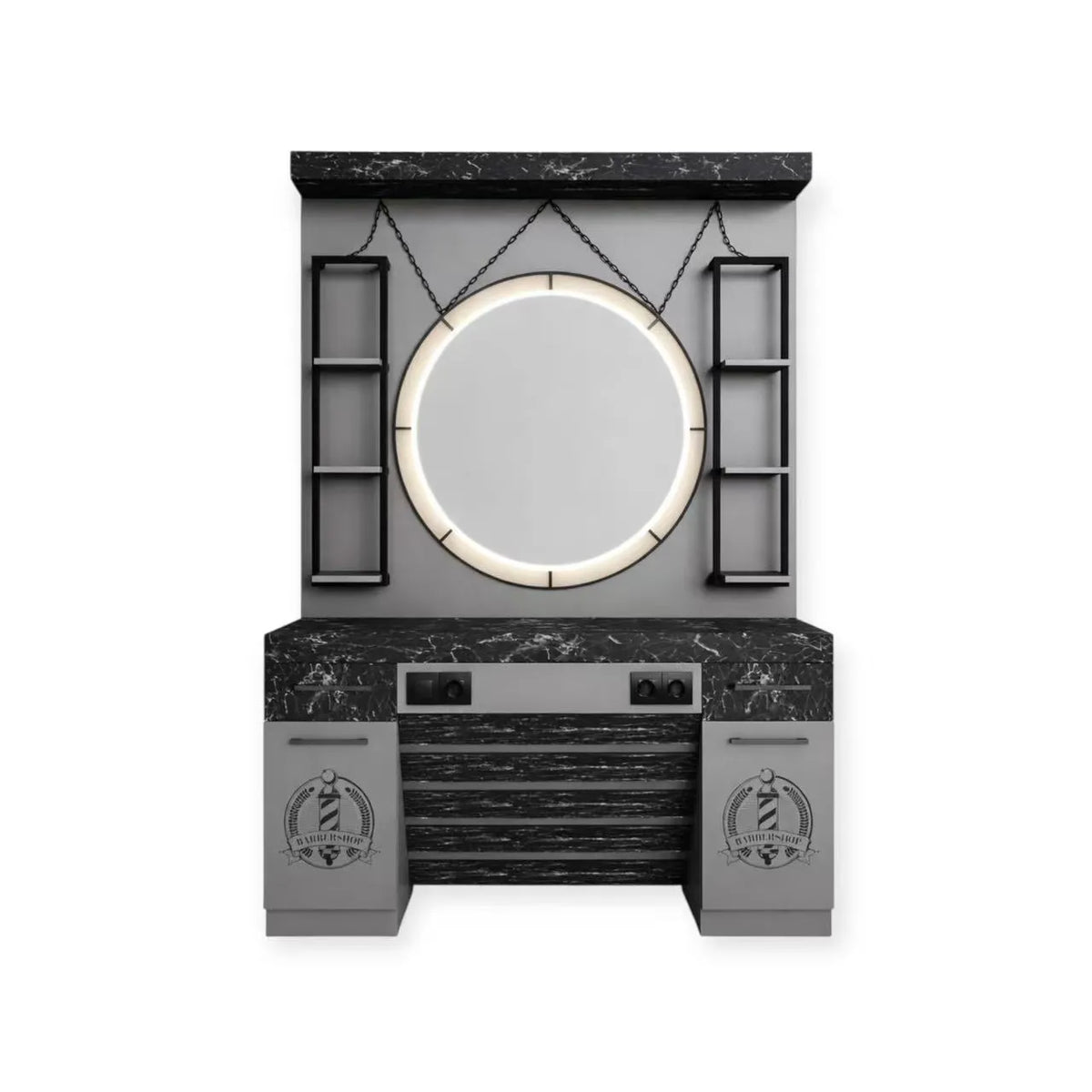 Mirror Station | HT-881 | Light Grey Bendir TR