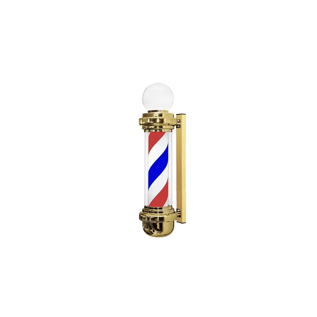 DITA Kapperspaal Goud BP-08 140 cm | Roterend LED-kappersbord