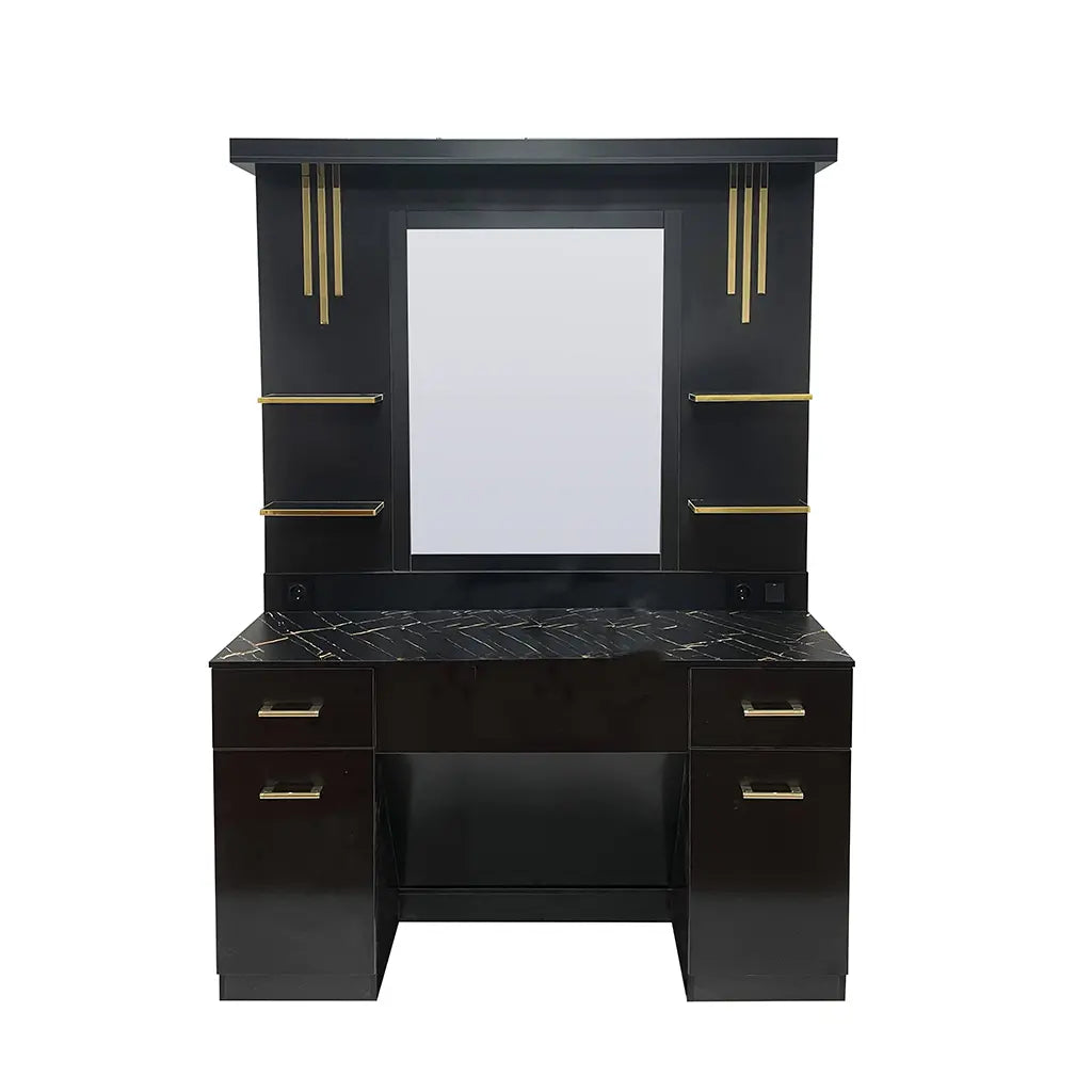 Spiegelstation | MS-30 | Zwart & Goud