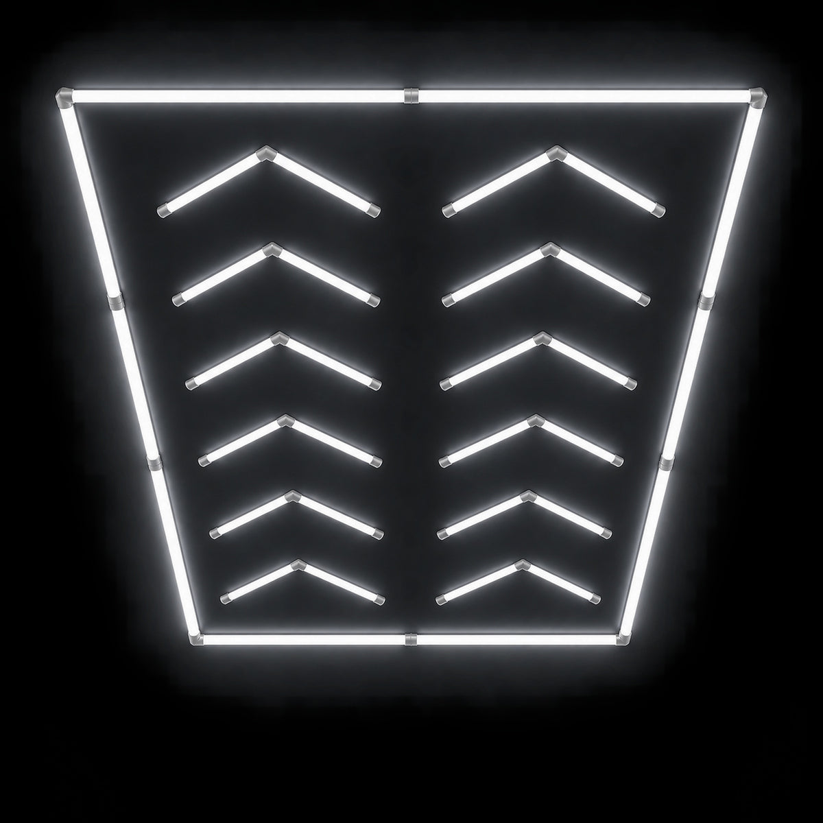 LED-plafondverlichting HLT-9-PC – Double Arrow – Wit