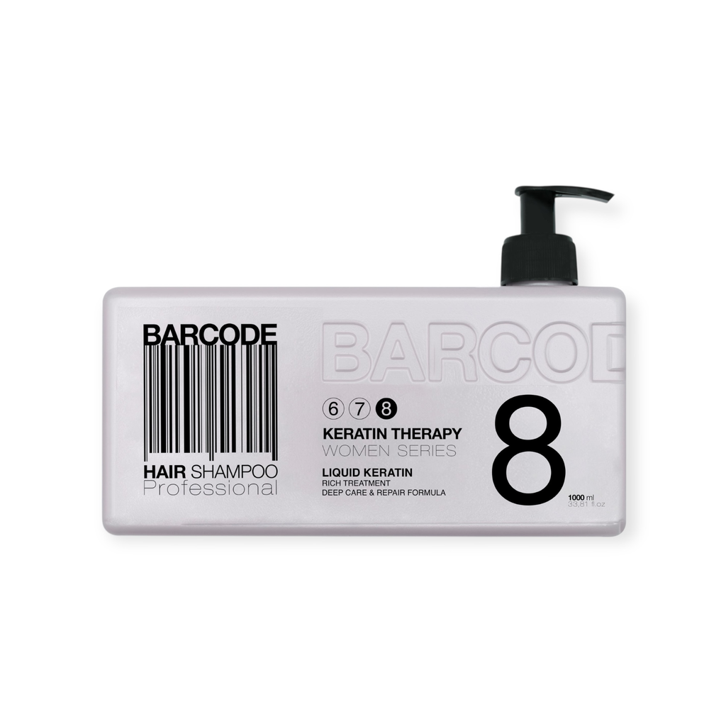 Barcode Hair Shampoo | Keratin | 1000 ml
