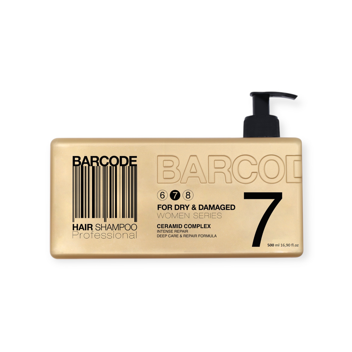 Barcode Hair Shampoo | Dry Damaged | 500 ml